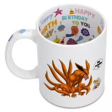Tails Tasse “Tails und Kyubi” – Parodie auf Naruto