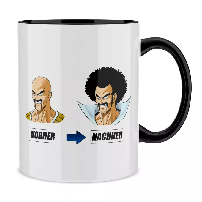 Tassen Parodie auf Dragon Ball Z - DBZ Nappa und Mr Satan