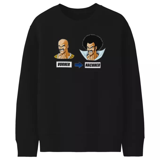 Kinder Sweatshirt Parodie auf Dragon Ball Z - DBZ Nappa und Mr Satan