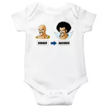 Nappa Baby Strampler “Nappa und Mr Satan” – Parodie auf Dragon Ball Z