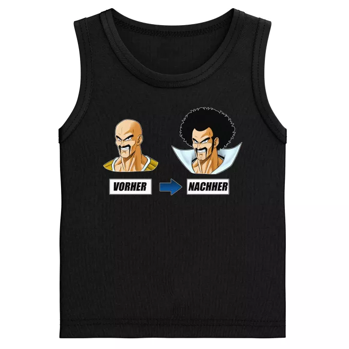 Jungen Kinder Tank Top Parodie auf Dragon Ball Z - DBZ Nappa und Mr Satan