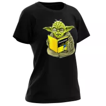 Yoda Damen T-shirt “Grammatik für Dummies” – Parodie auf Star Wars