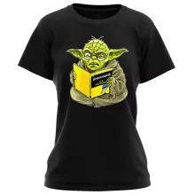 Yoda Damen T-shirt “Grammatik für Dummies” – Parodie auf Star Wars