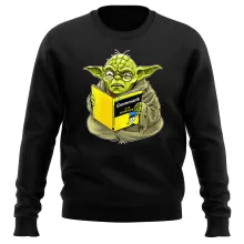Yoda Pullover “Grammatik für Dummies” – Parodie auf Star Wars