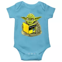 Yoda Baby Strampler “Grammatik für Dummies” – Parodie auf Star Wars