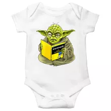 Yoda Baby Strampler “Grammatik für Dummies” – Parodie auf Star Wars