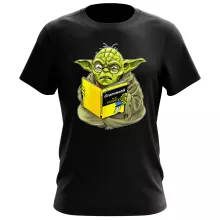 Yoda T-Shirt “Grammatik für Dummies” – Parodie auf Star Wars