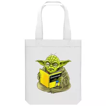 Yoda totebag “Grammatik für Dummies” – Parodie auf Star Wars