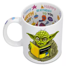 Yoda Tasse “Grammatik für Dummies” – Parodie auf Star Wars