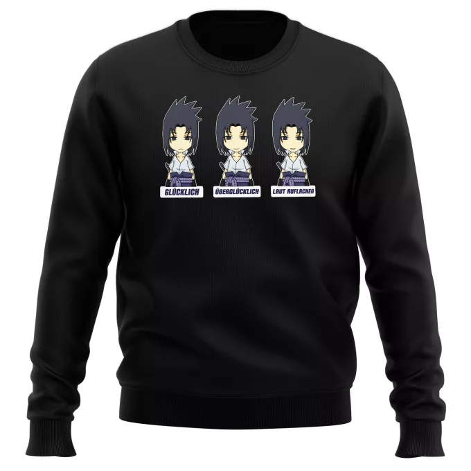 Sweatshirts Parodie auf Naruto Sasuke Uchiwa