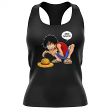 Ruffy Damen T-shirt Tank top “Ruffy und Gollum” – Parodie auf One Piece