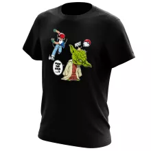 Yoda T-shirt “Yoda en Ash Ketchum” – Pokémon parodie