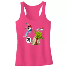 Camisola de alças crianças raparigas Yoda “Yoda e Ash Ketchum” – Pokémon de parodia