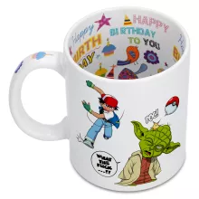 Caneca Yoda “Yoda e Ash Ketchum” – Pokémon de parodia