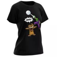 Piccolo Damen T-shirt “NACH HAUSE!!! (deutsche Fassung)” – Parodie auf Dragon Ball