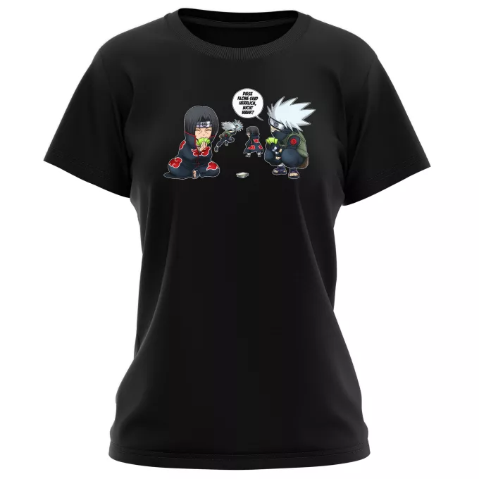 Damen T-shirts Parodie auf Naruto Kakashi Hatake und Itachi Uchiwa