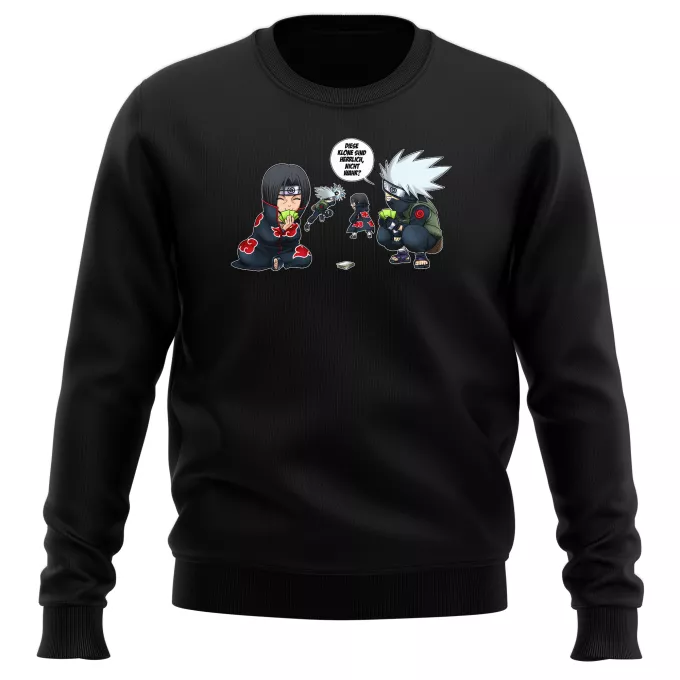 Sweatshirts Parodie auf Naruto Kakashi Hatake und Itachi Uchiwa