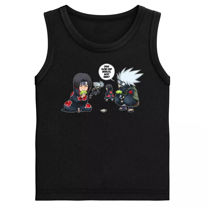 Jungen Kinder Tank Top Parodie auf Naruto Kakashi Hatake und Itachi Uchiwa