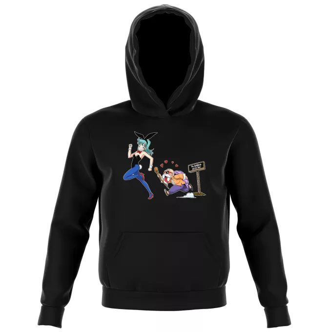 Kinder Kapuzenpullover Parodie auf Dragon Ball Muten-Roshi und Bulma