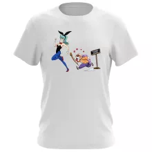 Muten-Roshi T-Shirt “Muten-Roshi und Bulma” – Parodie auf Dragon Ball