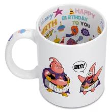 Majin Boo Tasse “Majin Boo und Patrick Star” – Parodie auf Dragon Ball Z