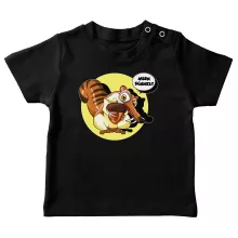 Scrat Baby T-shirt – Parodie auf Ice Age