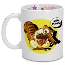 Scrat Tasse – Parodie auf Ice Age