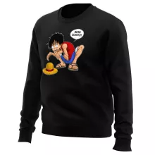 Ruffy Hak Versioni Pullover “Ruffy Hak Versioni und Gollum” – Parodie auf One Piece