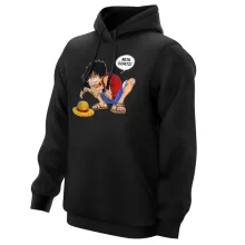 Ruffy Hak Versioni Kapuzenpullover “Ruffy Hak Versioni und Gollum” – Parodie auf One Piece