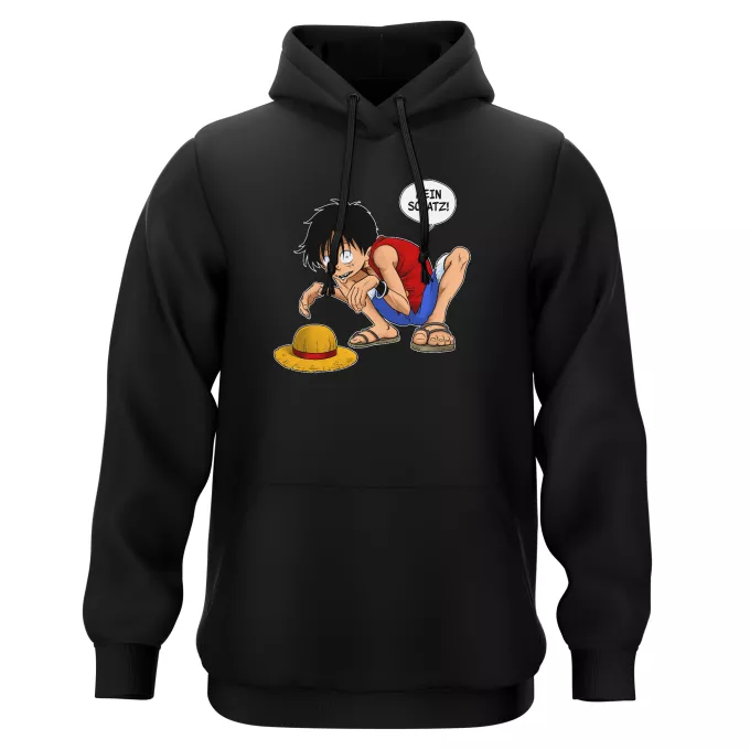 Kapuzenpullover Parodie auf One Piece Ruffy Hak Versioni und Gollum