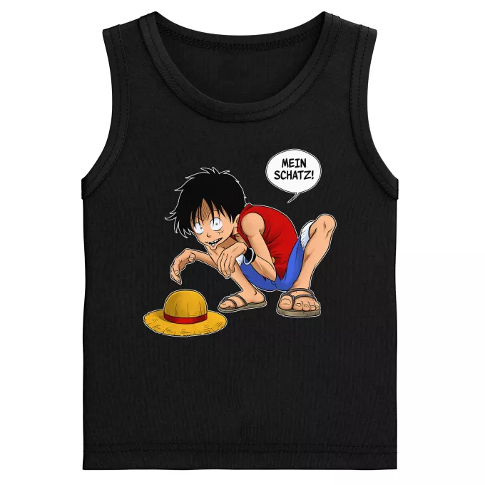 Jungen Kinder Tank Top Parodie auf One Piece Ruffy Hak Versioni und Gollum