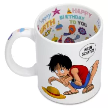 Ruffy Hak Versioni Tasse “Ruffy Hak Versioni und Gollum” – Parodie auf One Piece