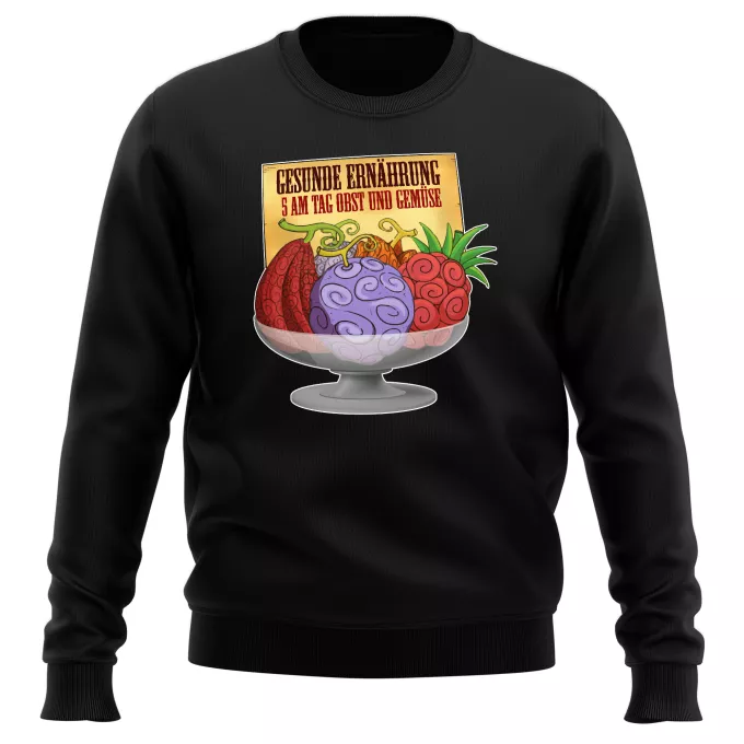 Sweatshirts Parodie auf One Piece Teufelsfrucht - Gum-Gum-Frucht