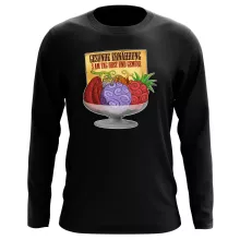 Teufelsfrucht Langarm T-Shirt “Gum-Gum-Frucht” – Parodie auf One Piece