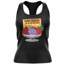 Teufelsfrucht Damen T-shirt Tank top “Gum-Gum-Frucht” – Parodie auf One Piece
