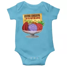 Teufelsfrucht Baby Strampler “Gum-Gum-Frucht” – Parodie auf One Piece
