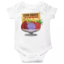 Teufelsfrucht Baby Strampler “Gum-Gum-Frucht” – Parodie auf One Piece