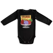 Teufelsfrucht Langärmliges Baby Strampler “Gum-Gum-Frucht” – Parodie auf One Piece