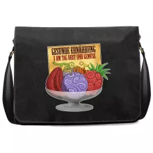Teufelsfrucht Schultertasche “Gum-Gum-Frucht” – Parodie auf One Piece