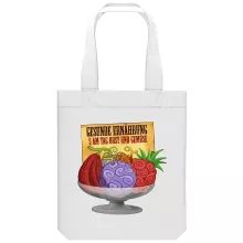 Teufelsfrucht totebag “Gum-Gum-Frucht” – Parodie auf One Piece