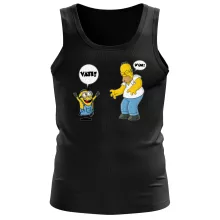 Herren Tank Top “Die Minions und Die Simpsons” – Parodie auf Minions