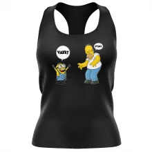Damen T-shirt Tank top “Die Minions und Die Simpsons” – Parodie auf Minions