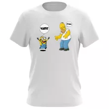 T-Shirt “Die Minions und Die Simpsons” – Parodie auf Minions