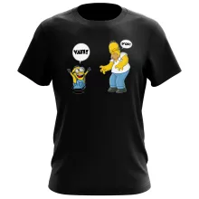 T-Shirt “Die Minions und Die Simpsons” – Parodie auf Minions