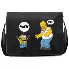 Schultertasche “Die Minions und Die Simpsons” – Parodie auf Minions