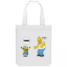 totebag “Die Minions und Die Simpsons” – Parodie auf Minions