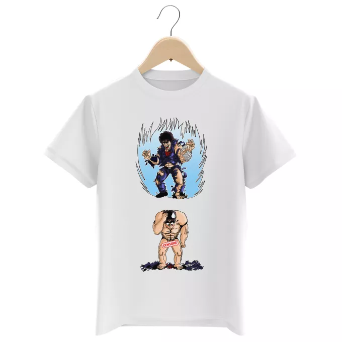 Jungen Kinder T-Shirts Parodie auf Fist of the North Star Kenshiro