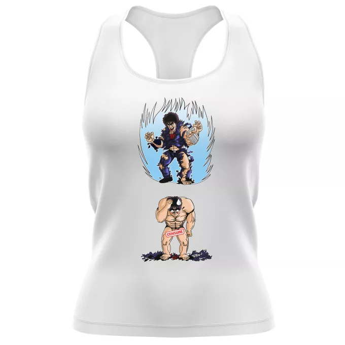 Damen T-shirt Tank top Parodie auf Fist of the North Star Kenshiro