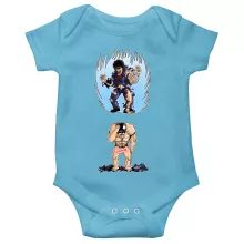Kurzärmeliger Baby-Bodysuit (Jungen) Manga-Parodien