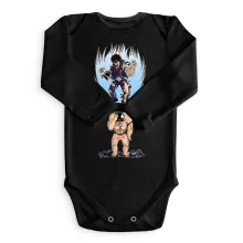 Kenshiro Langärmliges Baby Strampler – Parodie auf Fist of the North Star